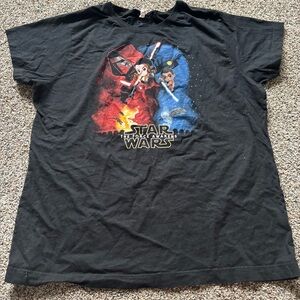 Star Wars women’s xl extra large used Black T-Shirt